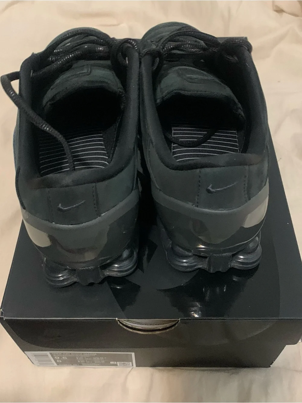 Nike Black Women S Total 90 Shox Magia Sneakers / Anthracite